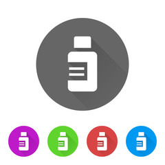 App Icon Long Shadow - 5 Colors