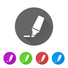 App Icon Long Shadow - 5 Colors