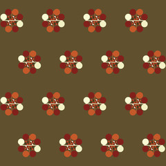 ethnic fabric background seamless pattern, vector