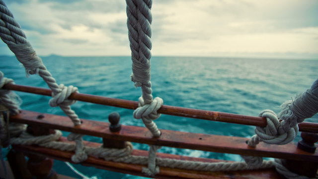 View From the Pirate Ship at Sea