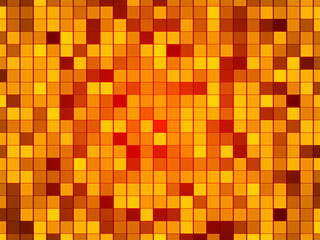 gold abstract background, particles squares