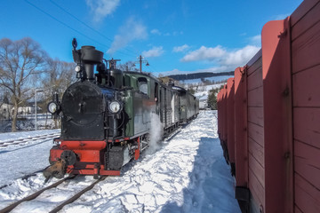 Fichtelbergbahn im Erzgebirge 