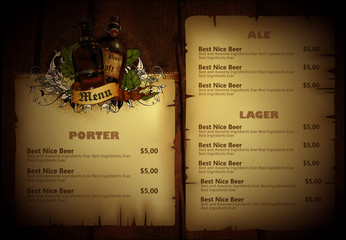 beer menu