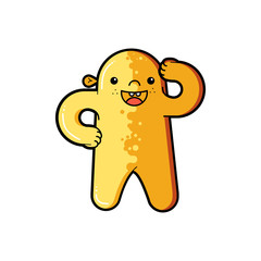 Funny alien characte