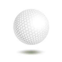 Golf ball vector