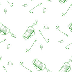 golf seamless pattern