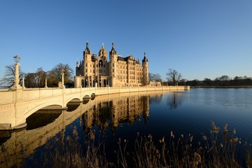 Obraz premium Schloss Schwerin Landtag Mecklenburg Vorpommern
