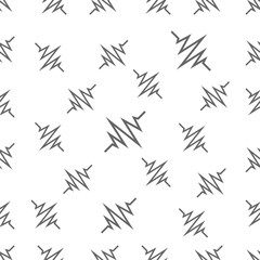 seamless pattern with sound waves