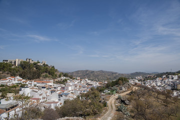 Fototapeta na wymiar Pueblos de la provincia de Málaga, Monda