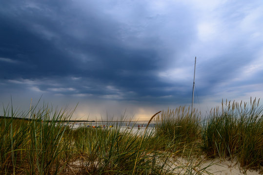 Gewitterwolken an der Ostsee