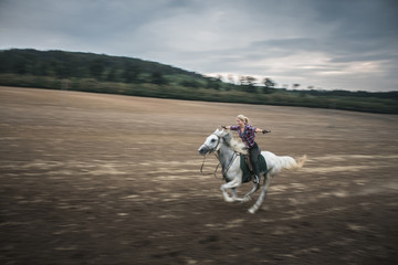 Freedom, galloping horse