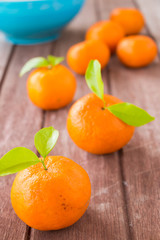 orange on wooden, Healthy food.