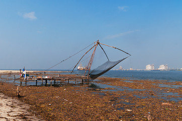 Fototapeta na wymiar Chinese Fishing nets