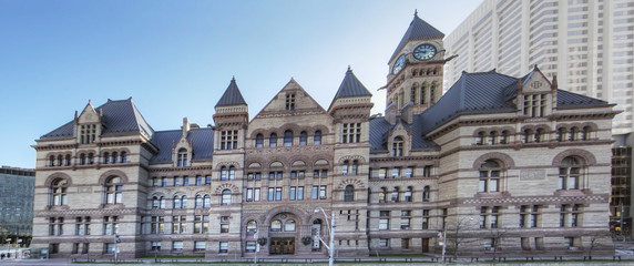 Fototapeta premium Panoramic of Court House, Toronto, the Old City Hall