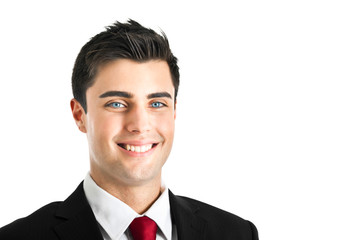 Friendly businessman portrait