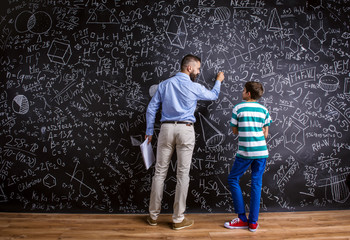 Young school teacher