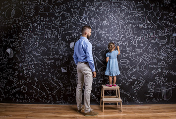 Young school teacher