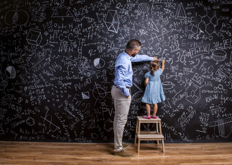 Young school teacher