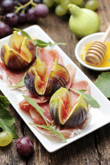 parma ham with fig 