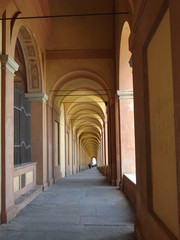 Portici che portano a San Luca - Bologna - obrazy, fototapety, plakaty