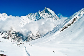Fototapeta na wymiar Himalayan mountains