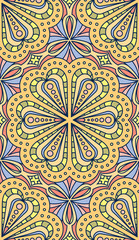 Seamless abstract tribal pattern. Hand drawn ethnic texture, vec