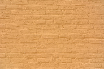 orange Ziegelmauer