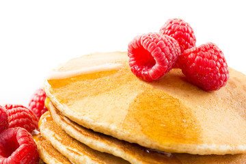 Pancakes with berries.