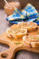 bread with pate