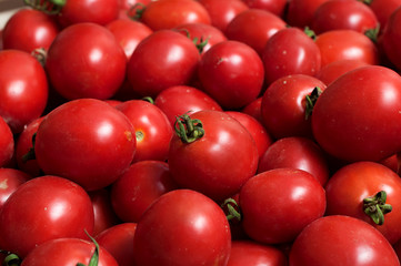 Red juicy tomatoes