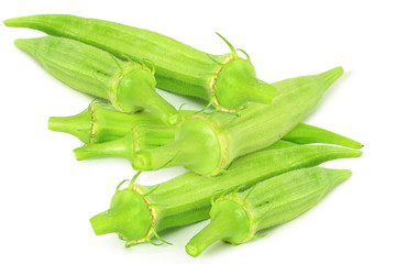 okra ladyfinger or bhindi vegetable