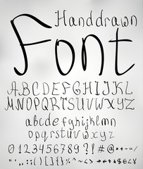 pencil font