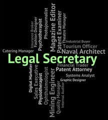Legal Secretary Shows Personal Assistant And Pa