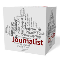 Journalist Job Represents Copy Editor And Correspondents