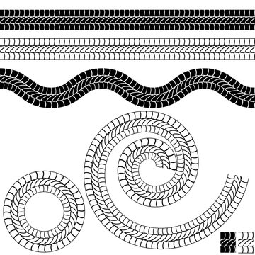 Repeating Black Rope Pattern Icon