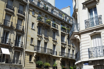 Building front, Paris