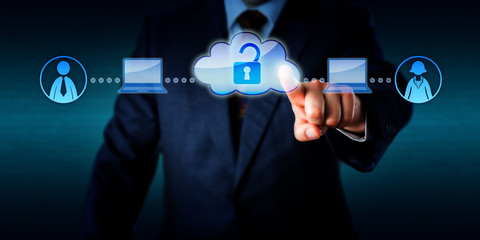 Manager Accessing Two Mobile Plug-And-Play Workers