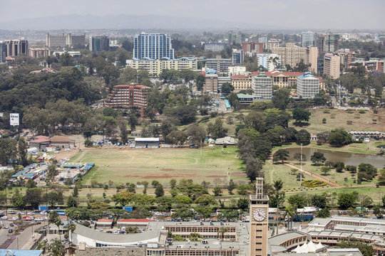 downtown Nairobi, Kenya