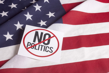 Fototapeta na wymiar American Flag - No politics