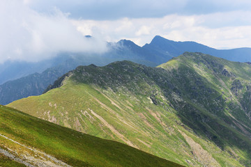Mountain landscape in Romania