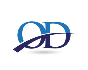 OD Logo Letter Swoosh