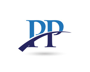 PP Logo Letter Swoosh