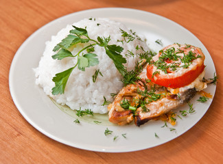 Cooked rice