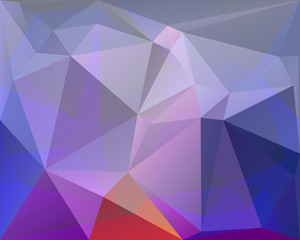 Polygonal triangle vector background, white, blue, turquoise, re