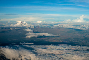 Fototapeta na wymiar Cotopaxi the highest active volcano in the world. Andes, Ecuador