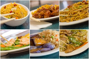 Chinese Food Collage