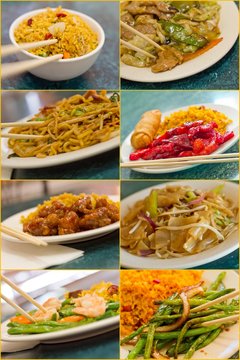 Chinese Food Collage