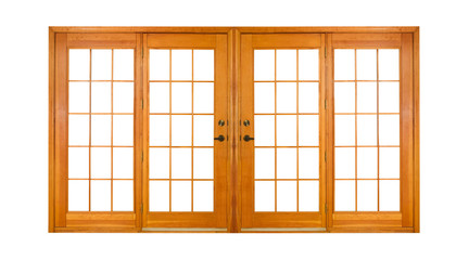 Isolated Double Doors (clipping path)