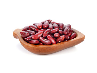 kidney beans on white background
