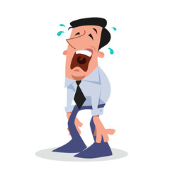 Character corporate crying